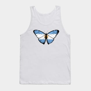 Vintage Argentina Butterfly Moth | Pray For Argentina and Stand with Argentina Tank Top